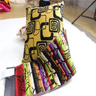 New fashion polyester flocked taffeta fabric,plush velboa fabric for garment