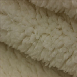 Plain  Soft Faux Suede Sherpa Fabric Dying Sherpa Terry Fleece