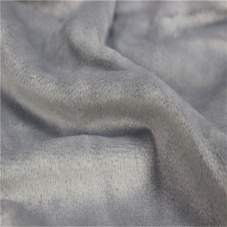 Micro Velboa Soft Toy Making Fabric Customized Color 1.5mm~8mm Pile